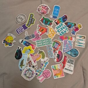 Vibrant Phone Accessory Sticker Set with Fun Designs